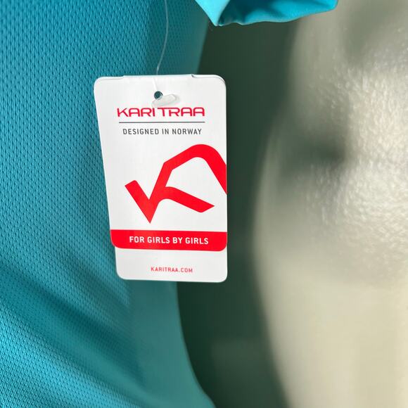 NWT Kari Traa Myrbla Tee SMALL Blue Training Running Hiking Athletic Workout Gym - Picture 5 of 10